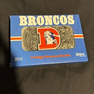 Broncos belt buckle